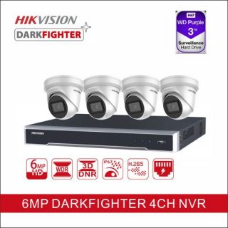 Hikvision 4CH 6MP CCTV Bundle